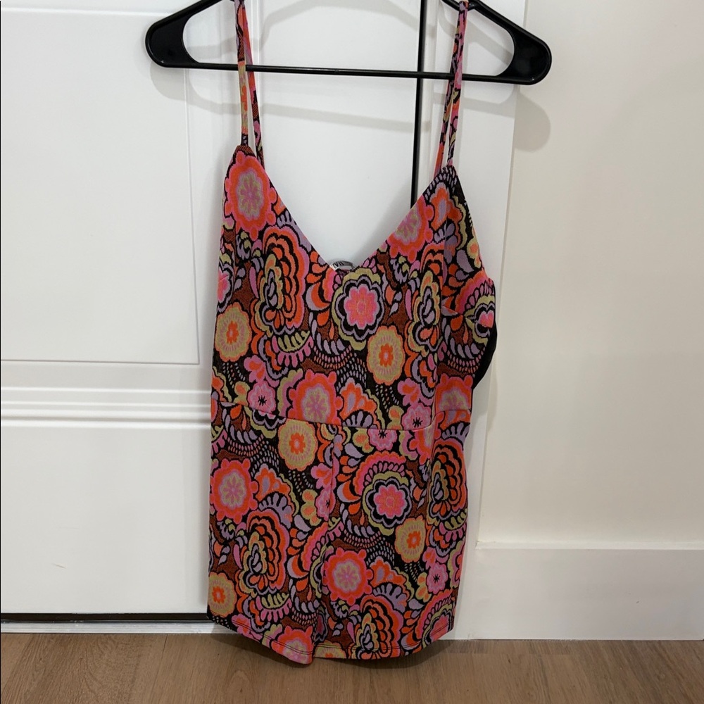Floral Patterned Women's Romper